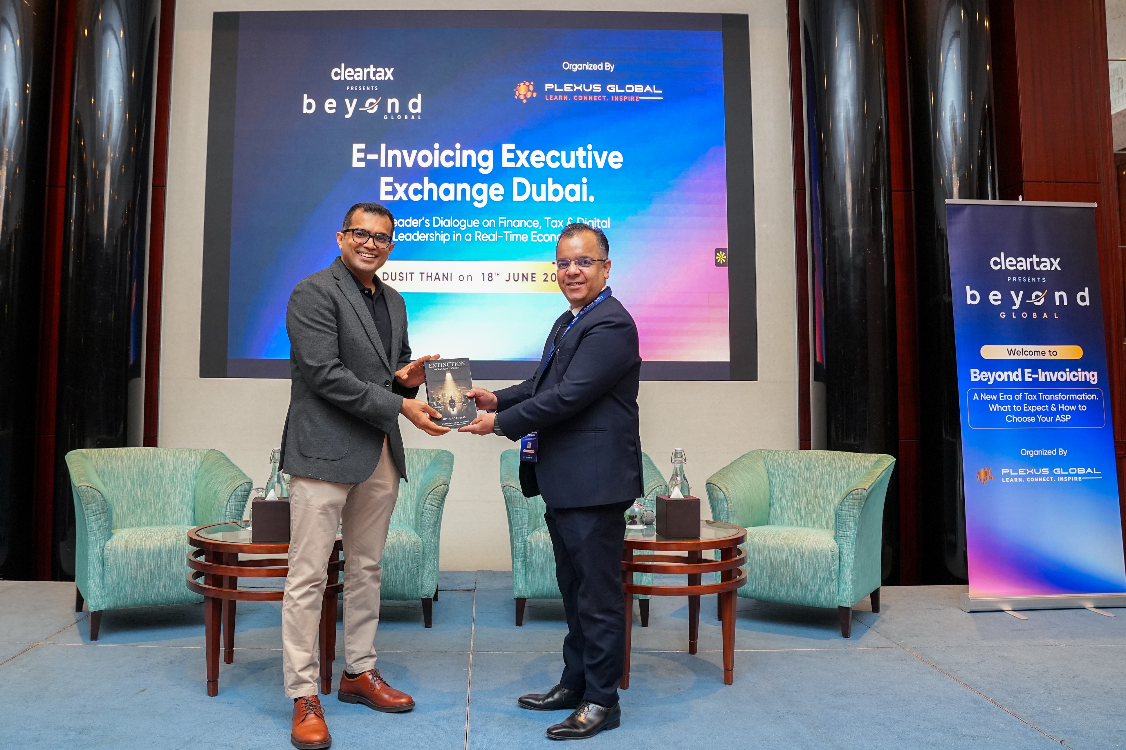 Extinction of Tax presented to Archit Goel, CEO & Founder of ClearTax