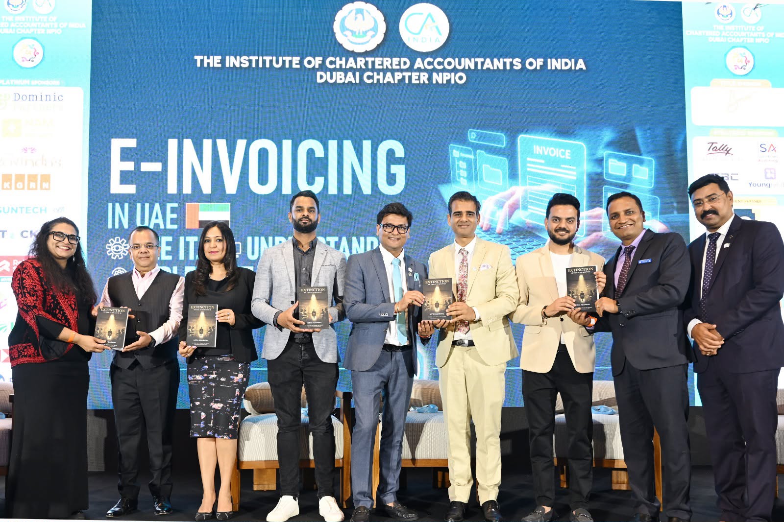 Book launch at ICAI Dubai E-Invoicing Event